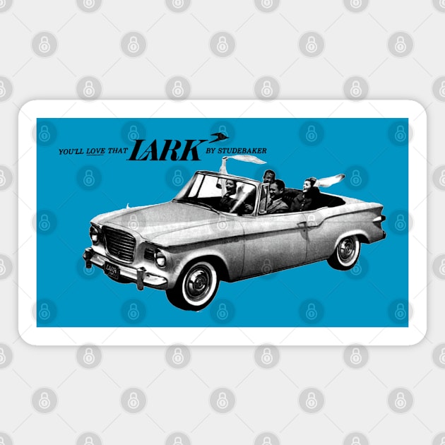 STUDEBAKER LARK - advert Magnet by Throwback Motors